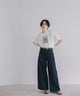 【KUROKI Denim】Tucked Wide Denim