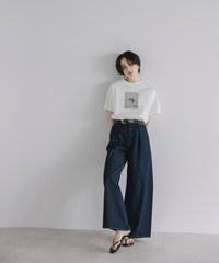 【Cool-Touch】KUTAKUTA Tulip Relaxed Tee