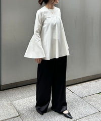【Multi-Function】Bell Sleeve Flare Blouse