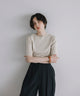 【Cool-Touch】Basic Half Sleeve Knit