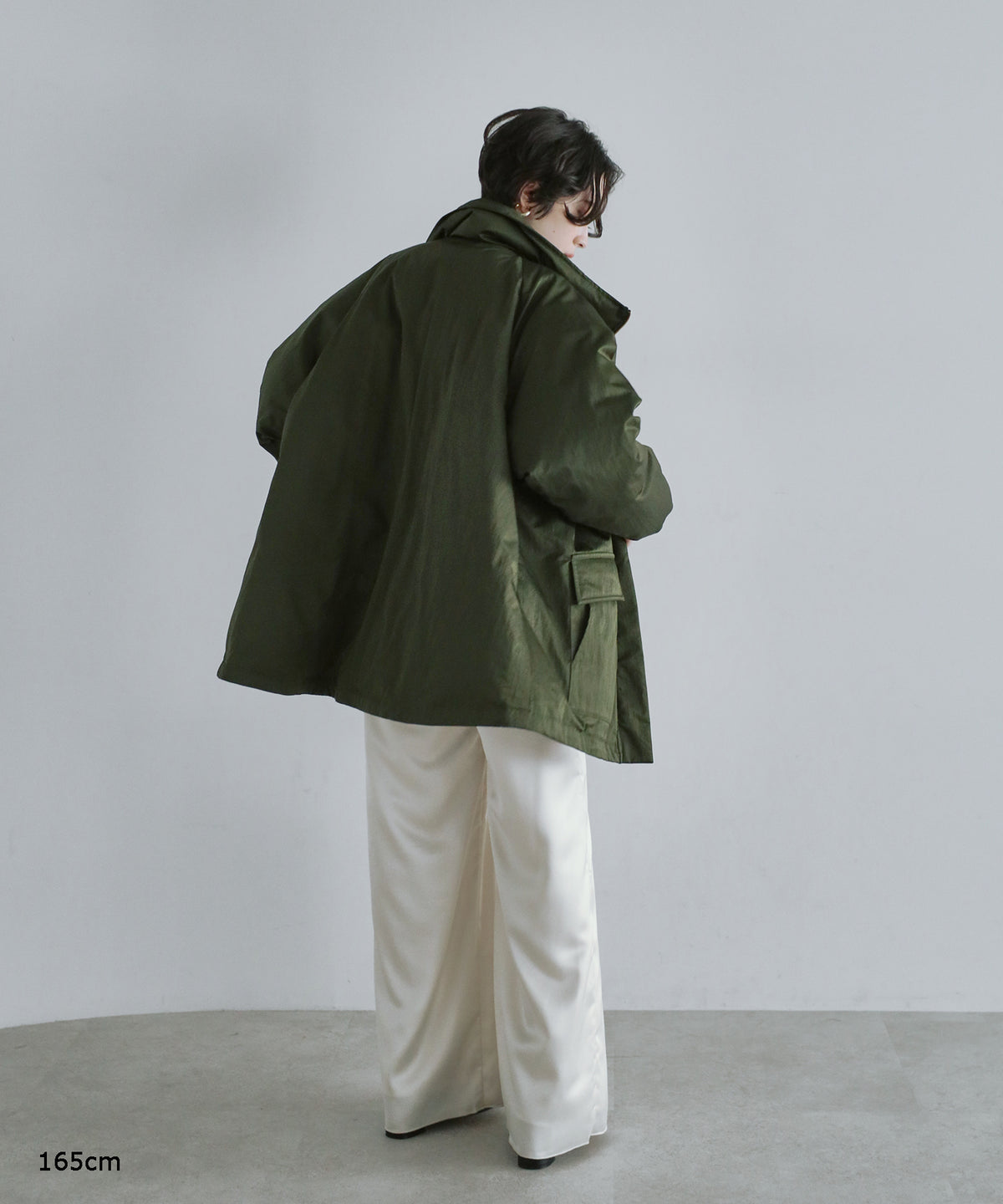 【Multi-Pocket】Stand Collar Blouson