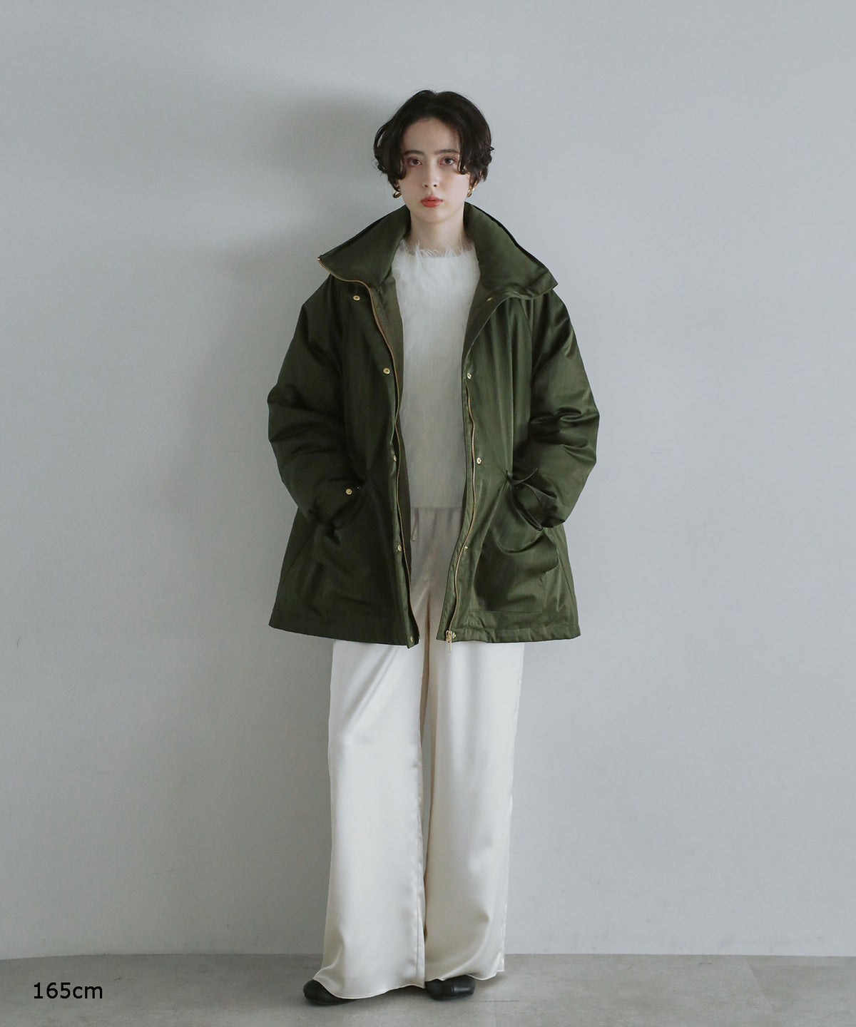 【Multi-Pocket】Stand Collar Blouson