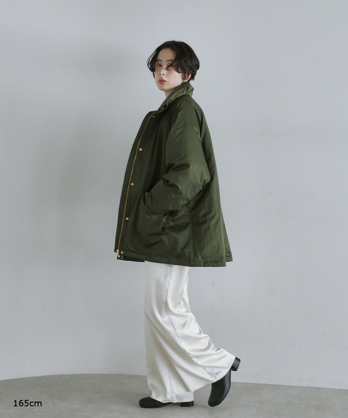 【Multi-Pocket】Stand Collar Blouson