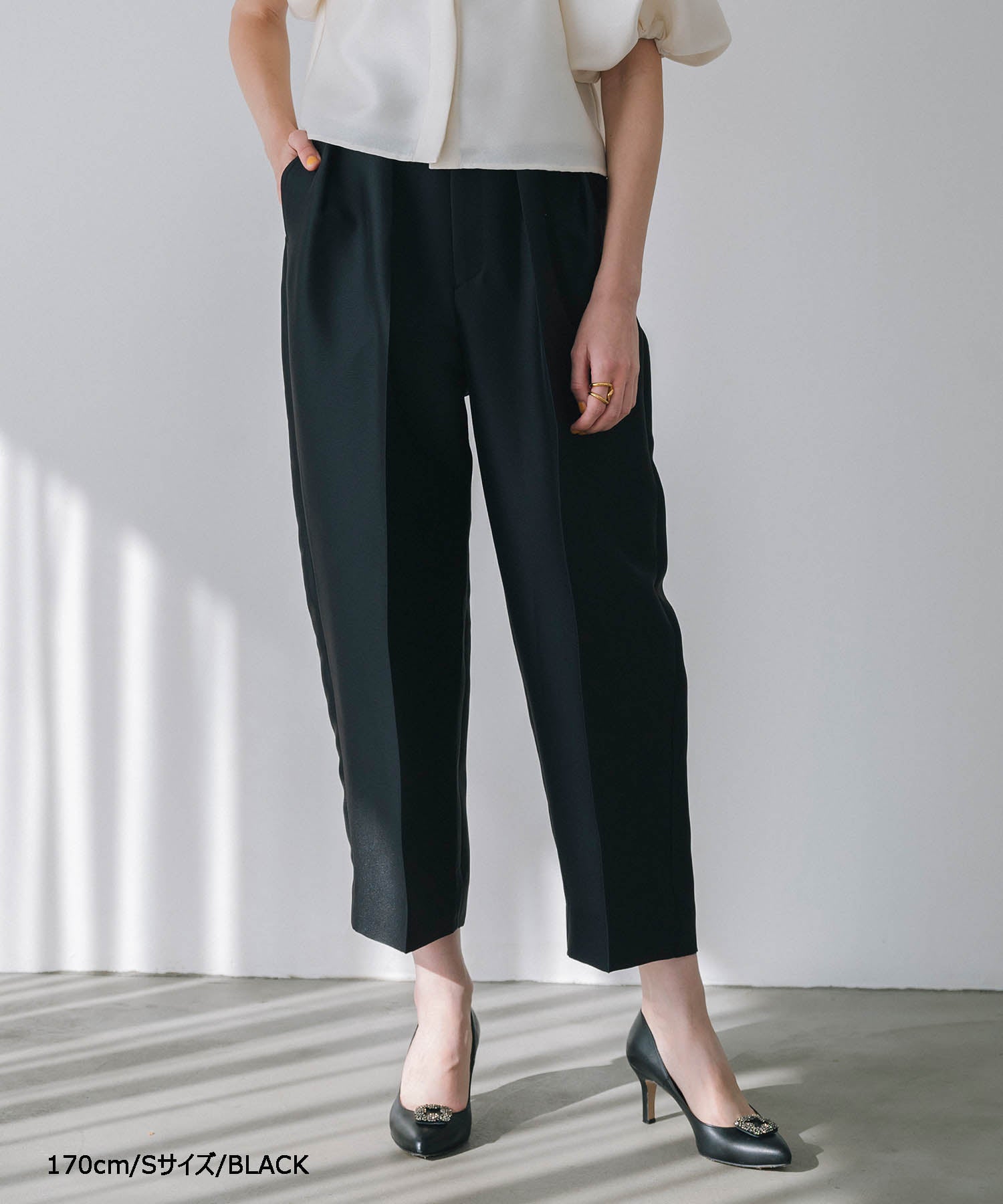 Water-Repellent】Basic Peplum Blouse – maré（マレ）オンラインストア
