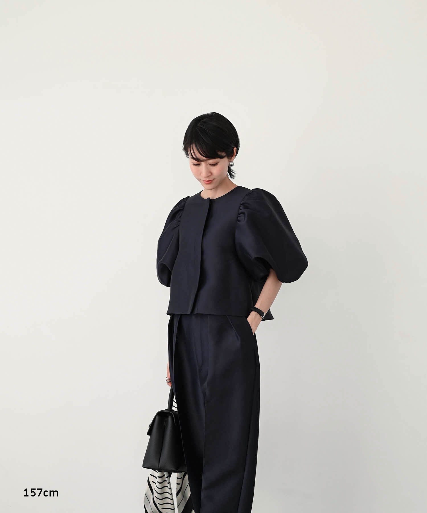 新品タグ付mare Soft Volume Puff Sleeve Blouse Multi-Function】Soft Volume Puff Sleeve Blouse – maré（マレ