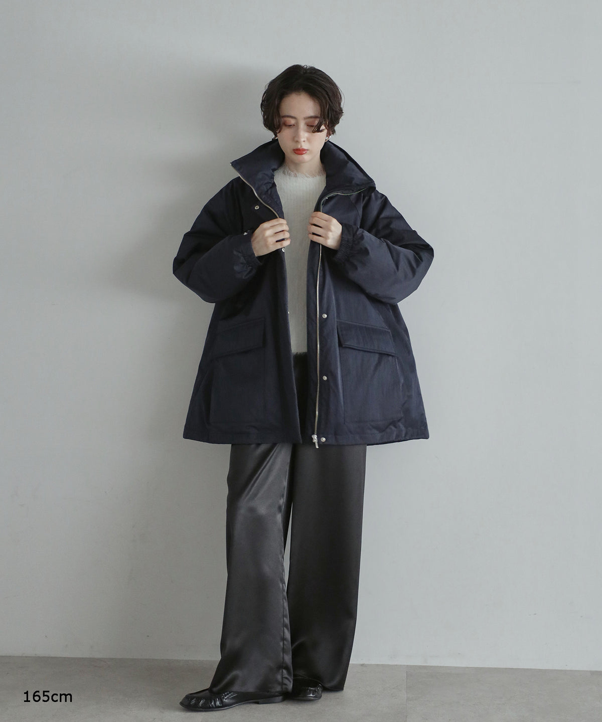 【Multi-Pocket】Stand Collar Blouson
