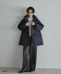 【Multi-Pocket】Stand Collar Blouson