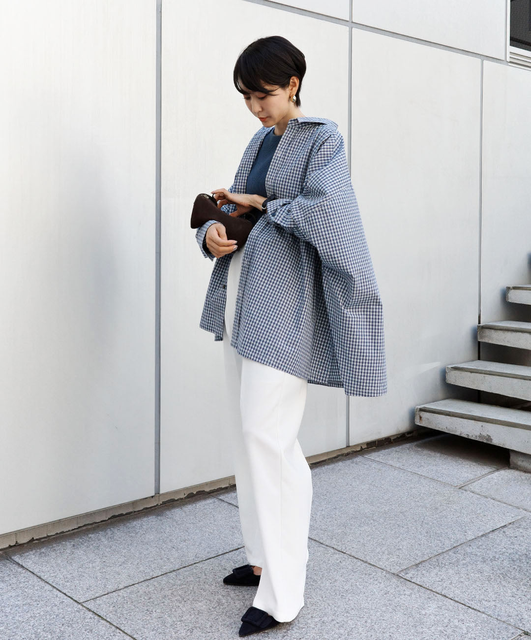 【Water-Repellent】Side Slit Overshirt