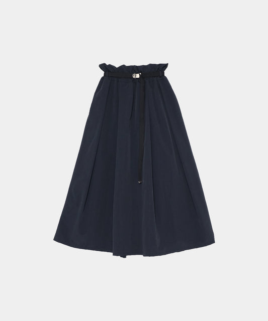 【Water-Repellent】Belt set Flared Skirt