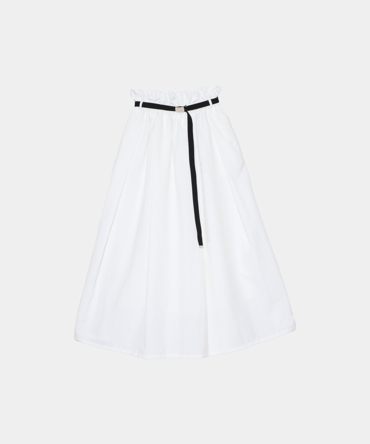 【Water-Repellent】Belt set Flared Skirt