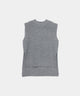 【Pre-Order】【Layerable】Wool Side Slit Middle Vest