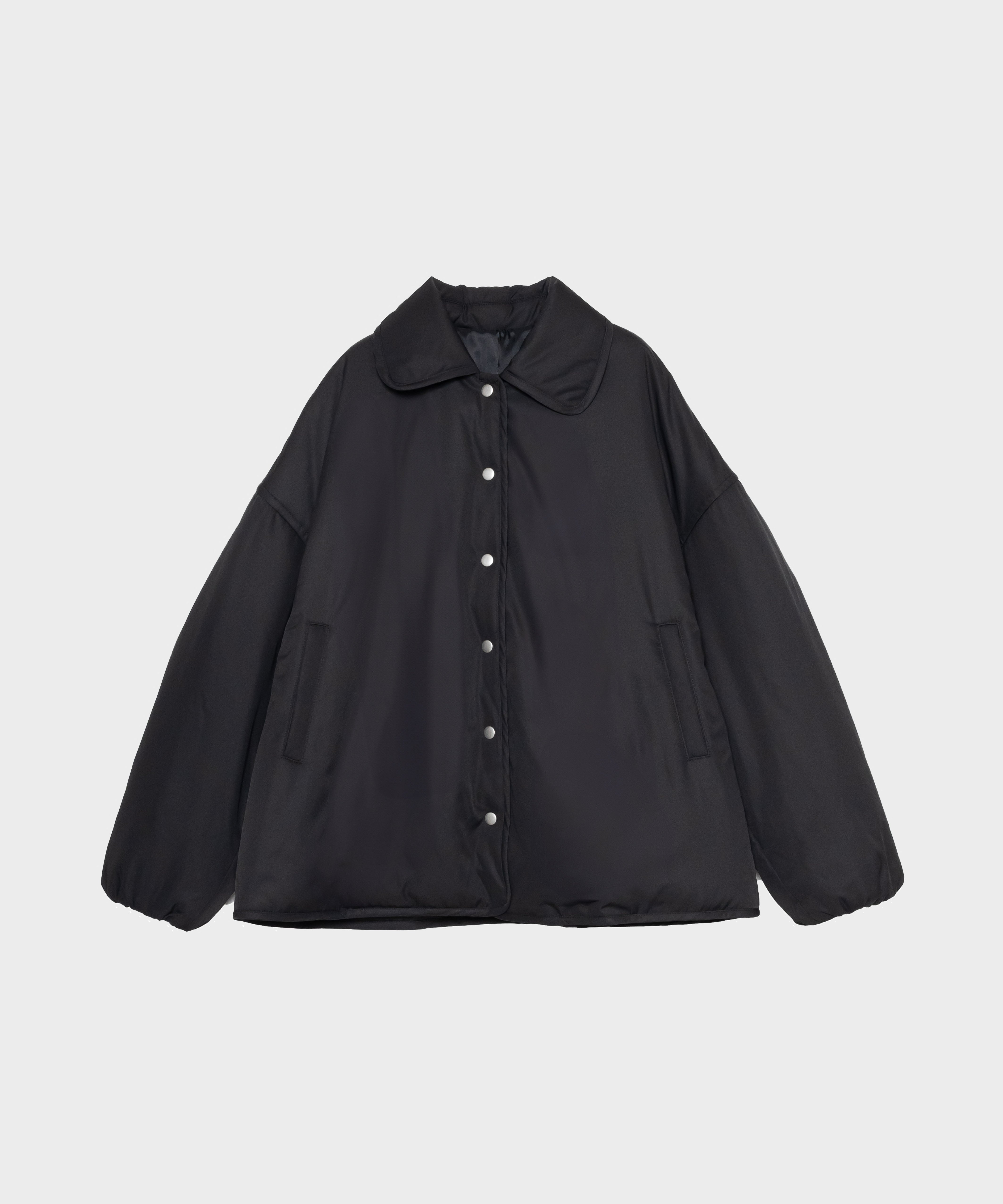 Water-Repellent】Sheer Docking French Sleeve Blouse – maré（マレ